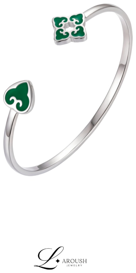 Laroush Jewelry SRN-BE-00S11-01-NON-01 длина 16 см, вес 8.5 г серебро, плетение отсутствует