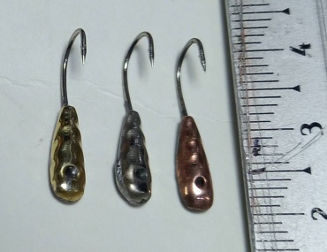 Мормышка Блес Морк 0.7 3 шт 5 мм Латунь,медь,бронза