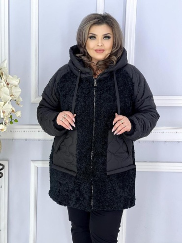 Зимняя куртка Lady Style черный