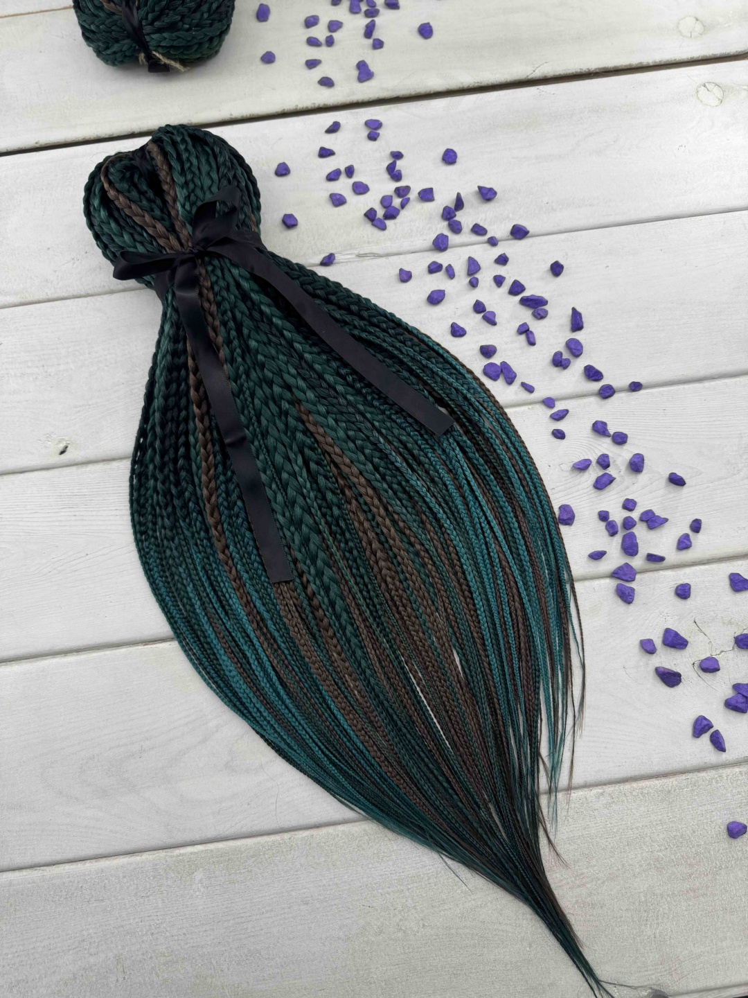 ZUKINA BRAIDS косички зеленый женский