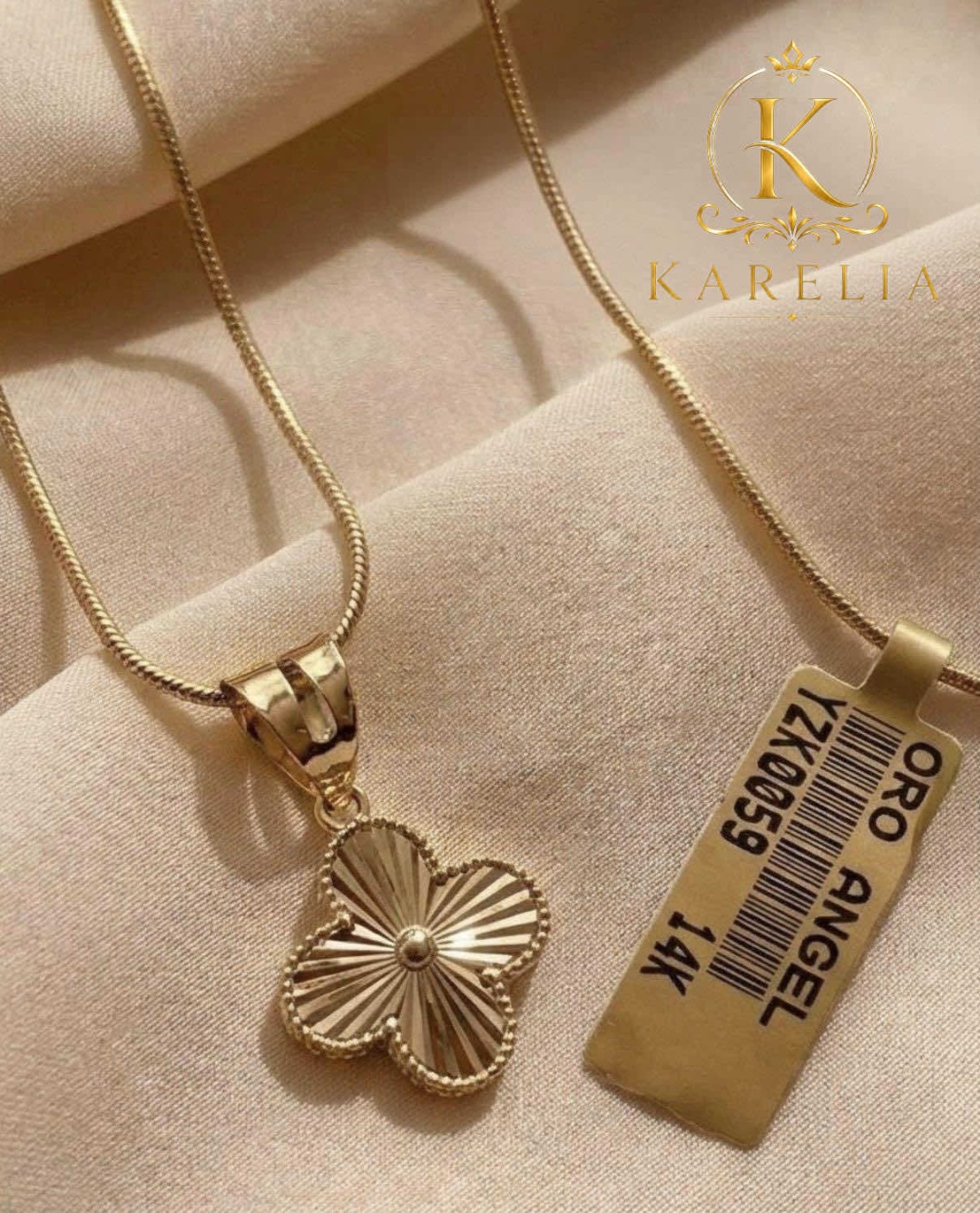Колье KARELIA Italy gold длина 55 см вес 6.6 г золото, без вставок