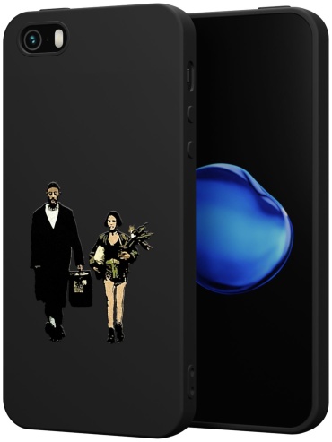 Чехол Mcover для Apple iPhone 5, iPhone 5S, iPhone SE рисунок