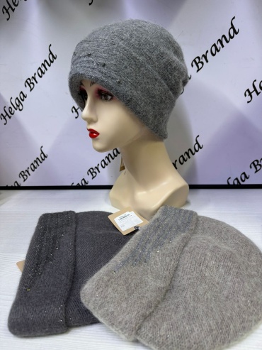Шапка HLG-Brand размер 56, серый