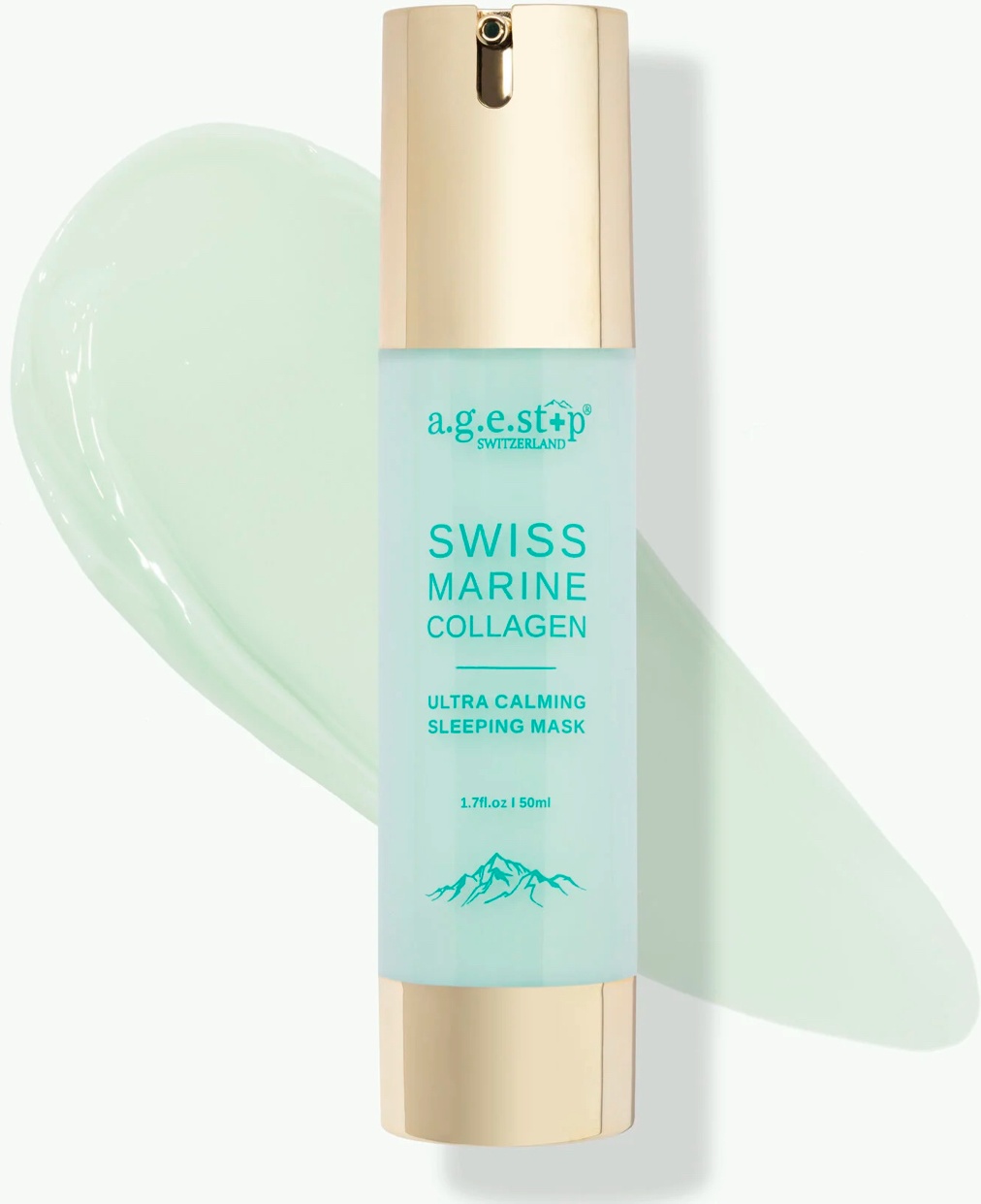 Маска для лица AGEStop Switzerland ночная Swiss Marine Collagen Ultra Calming 50 мл