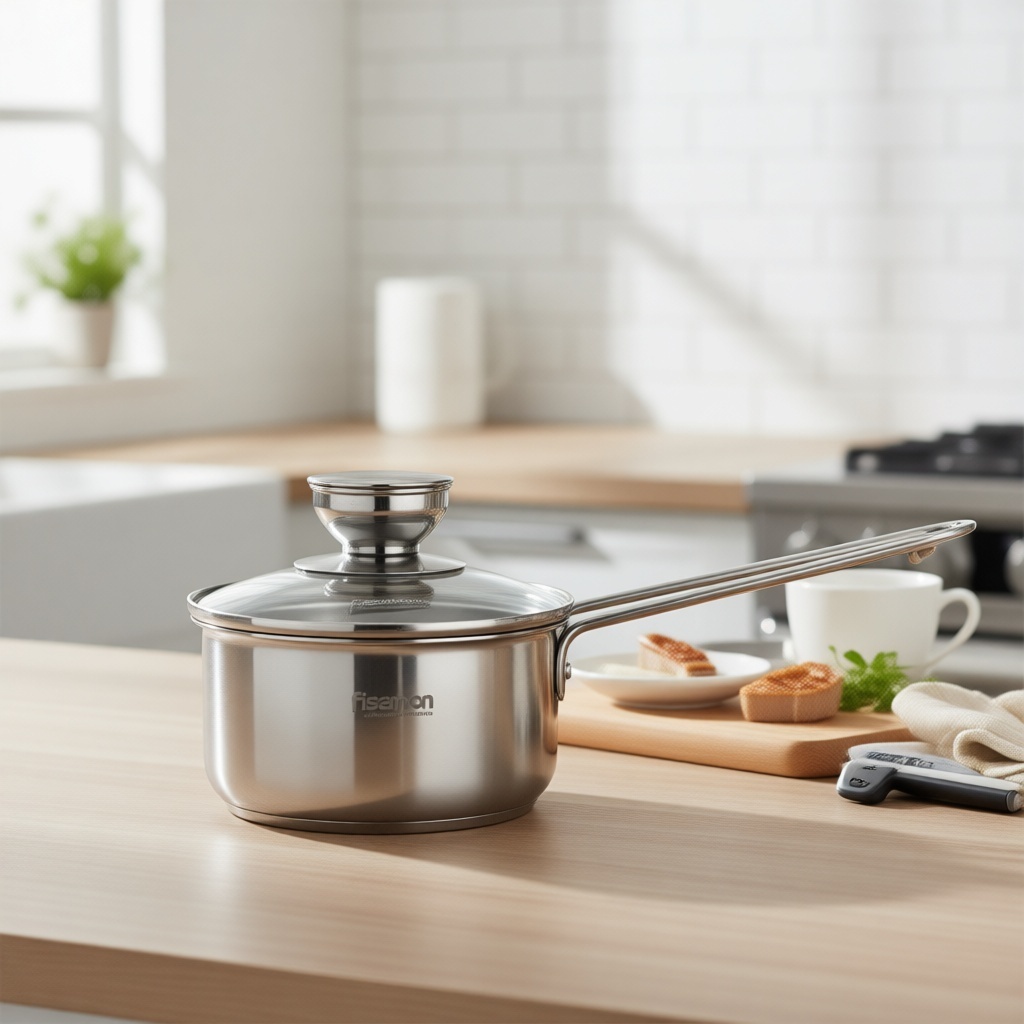 Ковш 0.6 л, Fissman MINI COOK нержавеющая сталь