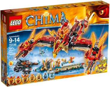 Конструктор LEGO Огненный храм летящего феникса 70146, деталей 1301 шт
