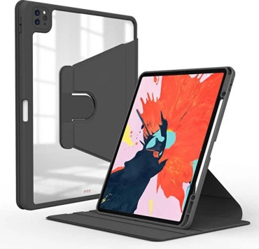 Чехол GLASS для Apple iPad Air 11 (2024) 10.9 дюйм черный