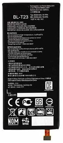 Аккумулятор для LG LG X Cam K580DS BL-T23 2500 мАч
