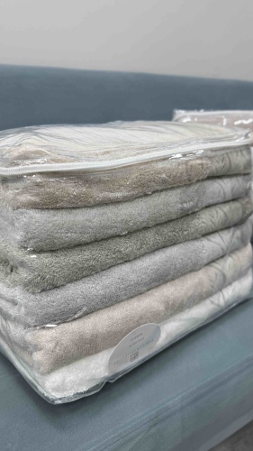 Набор полотенец Pupilla 140x70 см, бамбуковое волокно, 6 шт,