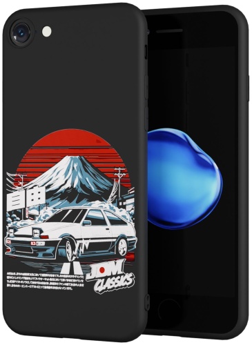 Чехол Mcover для Apple iPhone 7, iPhone 8, iPhone SE рисунок