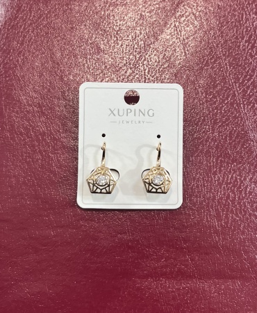 Серьги Xuping медицинская сталь, стразы