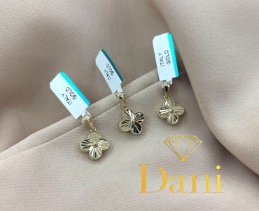 Подвеска Dani DANI-KL-160 вес 1.46 г золото, без вставок