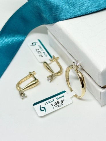 JADEM&Q JADEM&Q000234567 вес 3.75 г золото, фианит