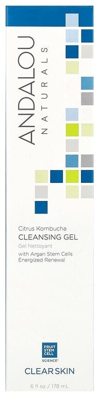 ANDALOU NATURALS очищающий гель с цитрусовыми и чайным грибом, для чистоты кожи, 178 мл гель 178 мл