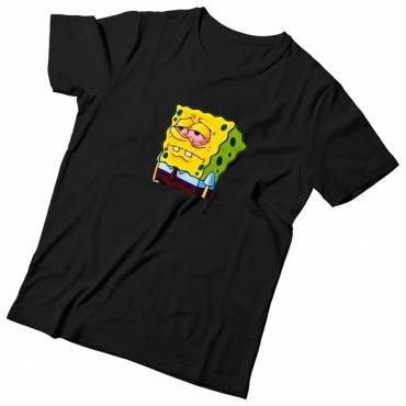 Футболка Mustang Tee УСТАВШИЙ БОБ черный