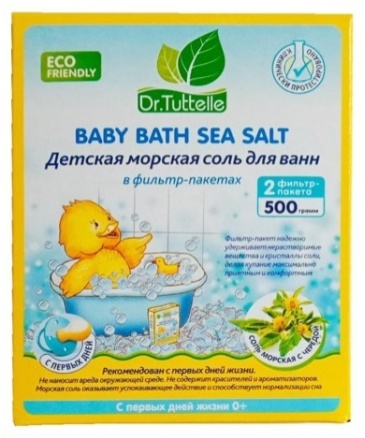 Dr.Tuttelle детская морская соль с чередой морская соль 510 г