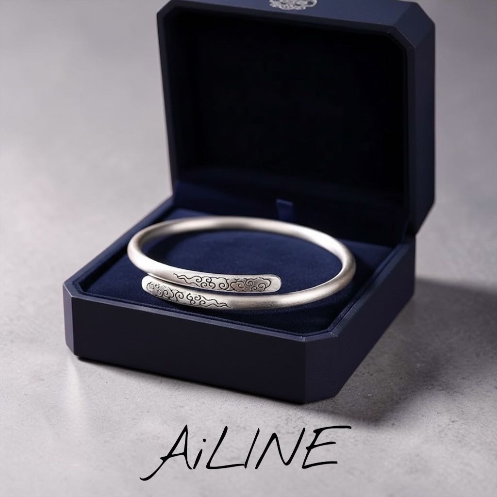 Ailine S925 длина 30 см, вес 20 г серебро, плетение отсутствует