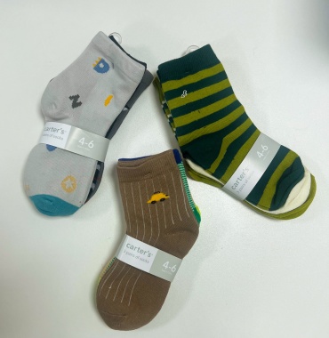Носки carters love CL089 3 пары мультиколор 4-6 лет