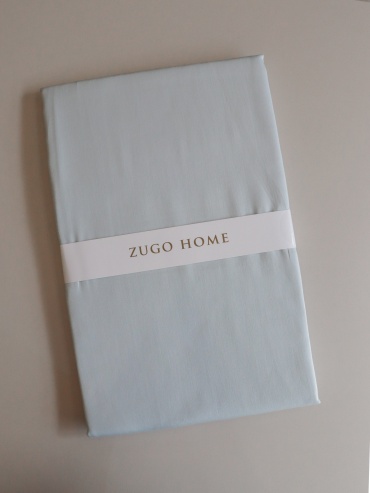 Пододеяльник Zugo двуспальный Satin duz 200x220 светло - серый