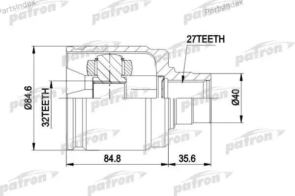 PATRON шрус PCV4016