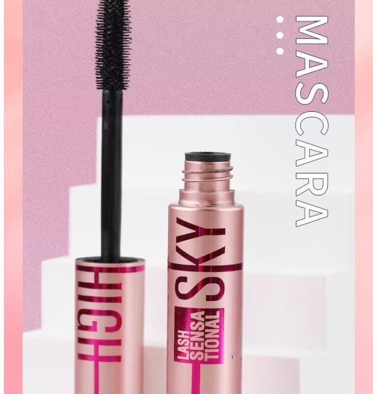 Тушь для ресниц Shedoes Sky high lash sensation для объема, удлиняющая, подкручивающая черный