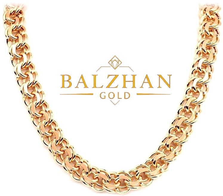 Ювелир Трейд BALZHAN GOLD-8385 длина 50 см, вес 5.31 г золото, плетение бисмарк