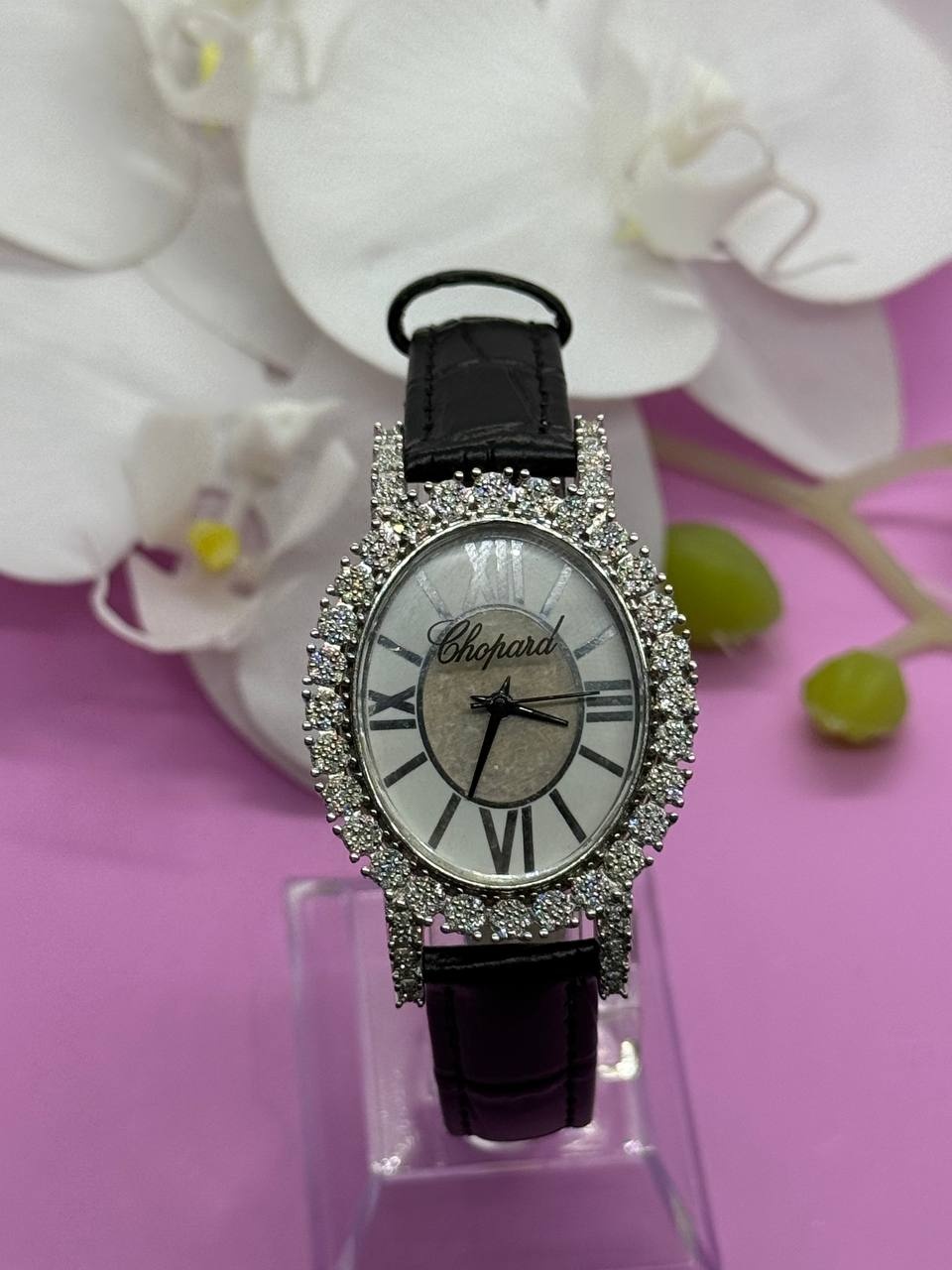 Кварцевые Chopard белое золото