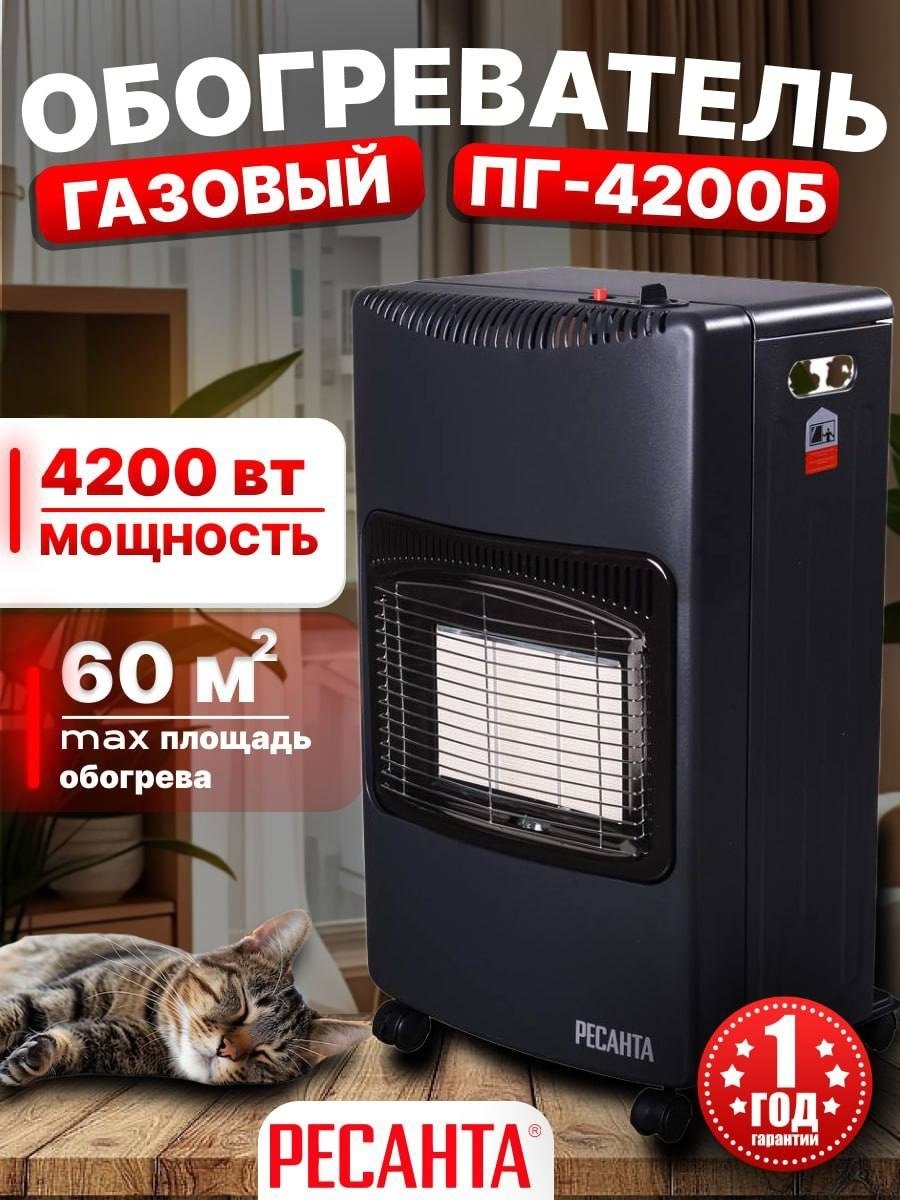 Газовый конвектор Ресанта ПГ-4200Б 4.2kW
