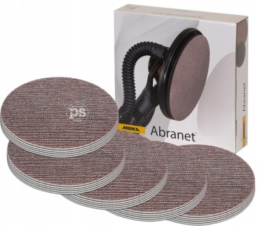 Шлифовальный круг MIRKA 225 мм, оксид алюминия Р120, 5 шт. арт. Abranet