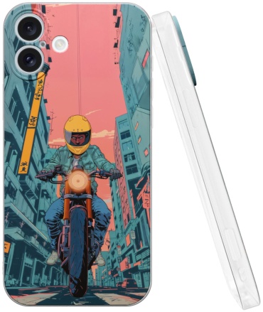 Чехол Mcover для Apple iPhone 16 Plus рисунок