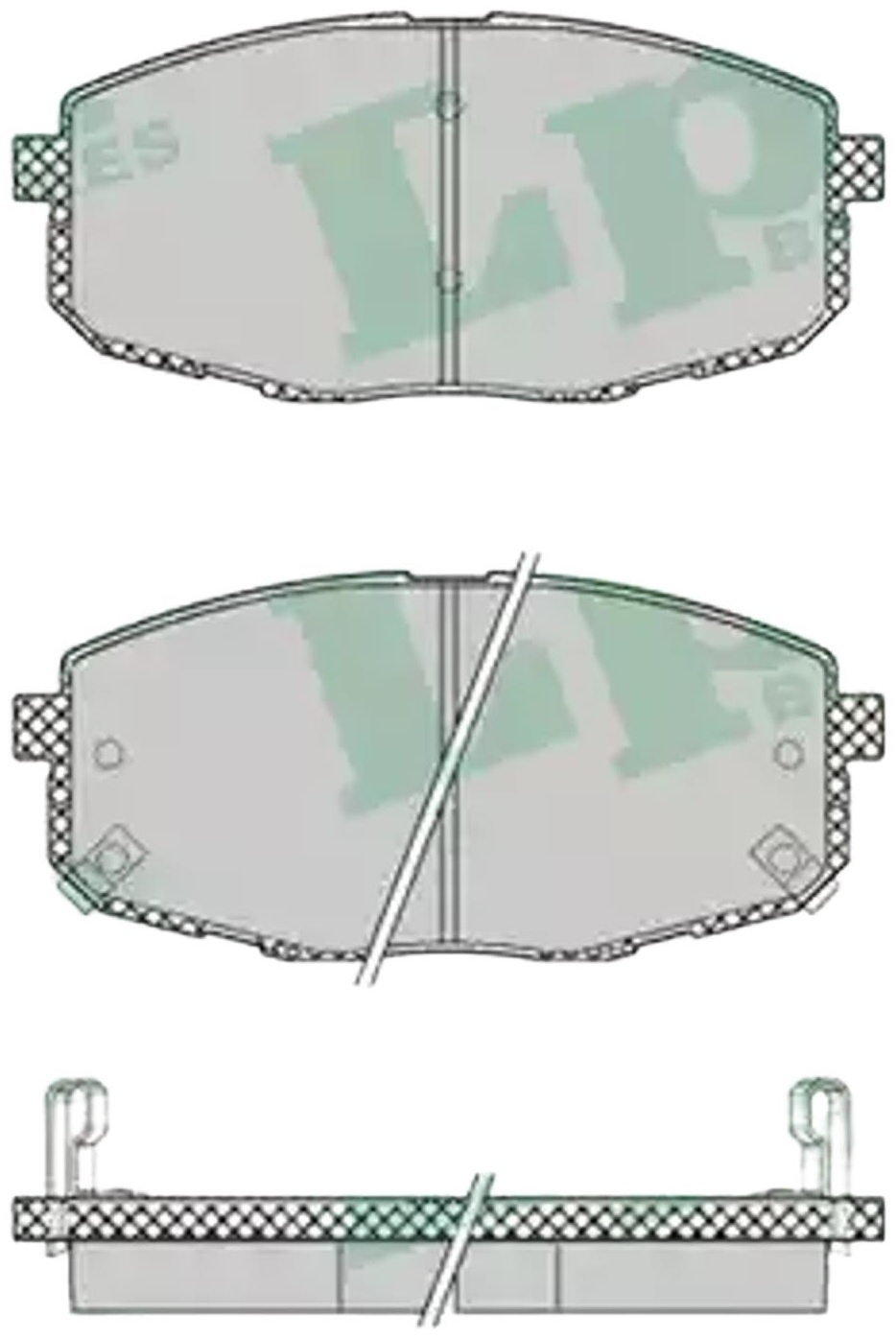 Колодки AP 05P1375