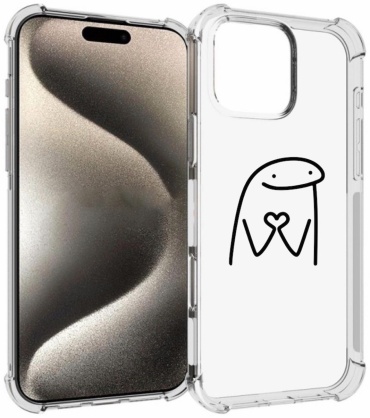 Чехол DiCase для Apple iPhone 16 Pro Max прозрачный