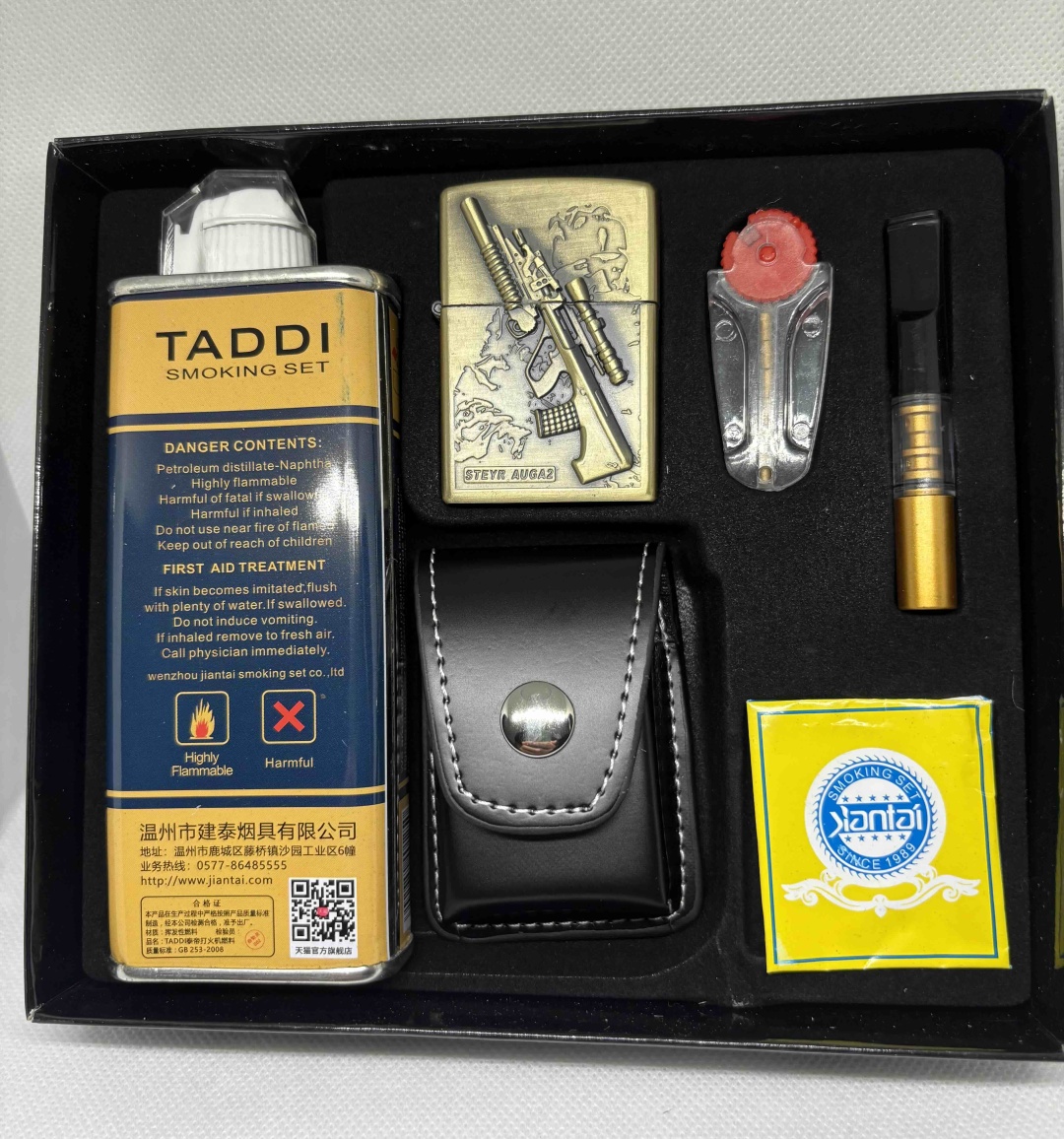 Taddi бензиновая зажигалка 808_ZHAS, металлический сплав