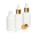 Флакон косметический наливным путем стекло, фарфор 30 мл 1 шт