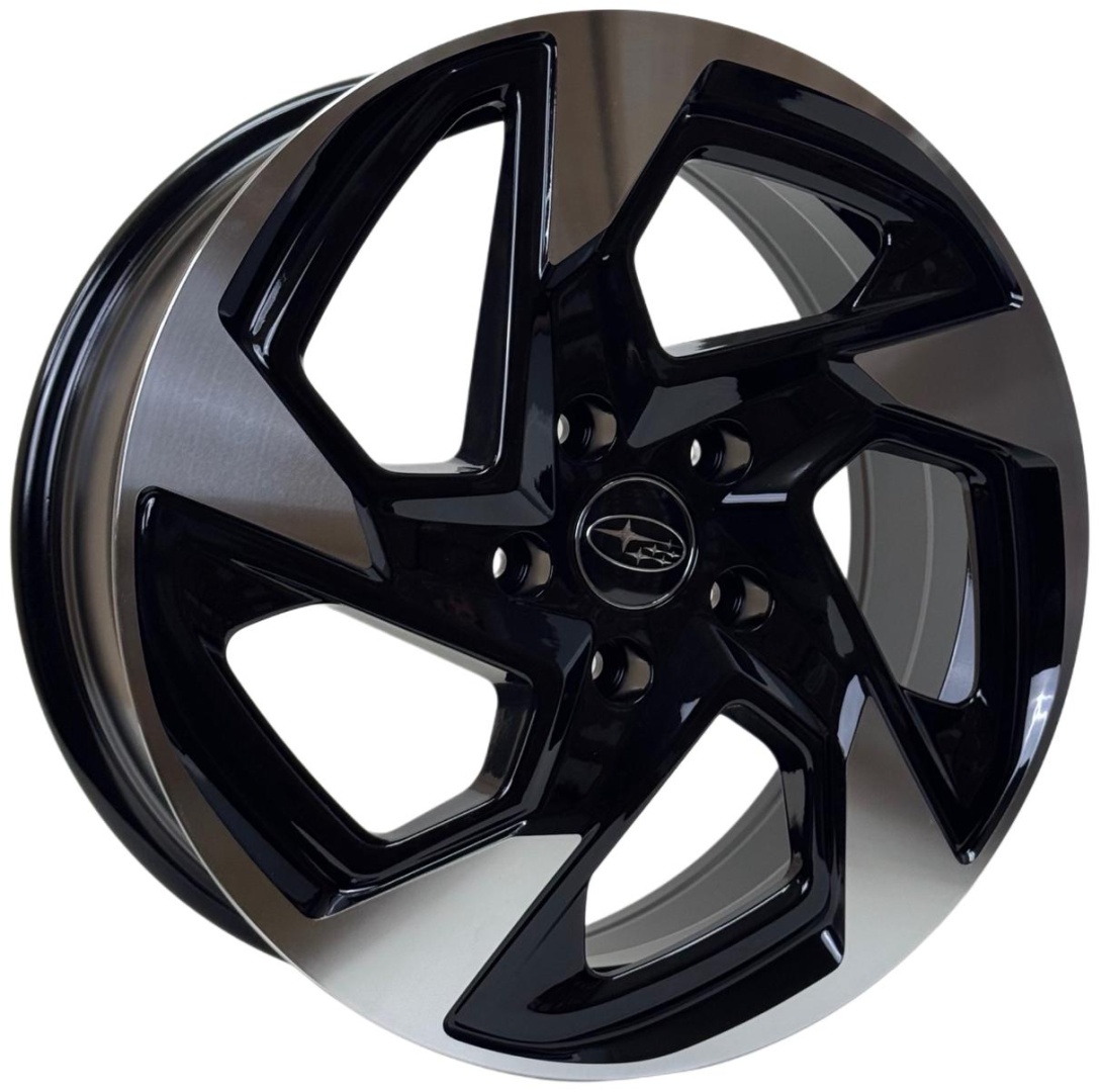 Wheels 1156DD 7x17/5x114.3 D67.1 ET55 4 диска черный, хром