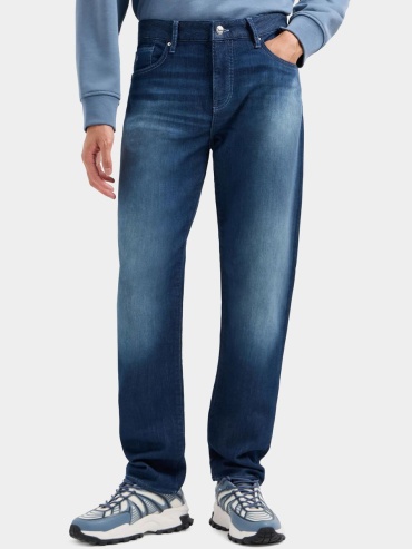 Джинсы прямые Armani Exchange темно-синий