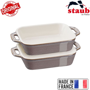 Staub форма Ovenware Ancient Grey, керамика