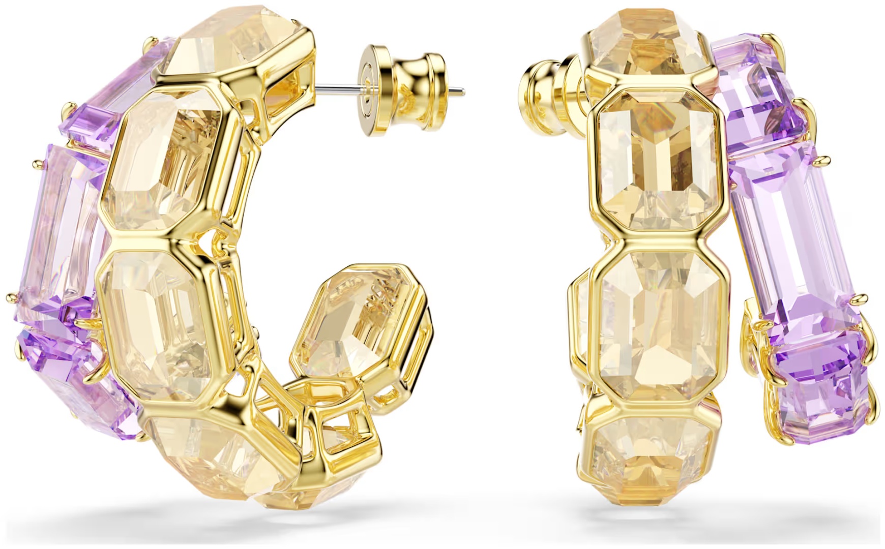 Серьги Swarovski бижутерный сплав, кристаллы Swarovski