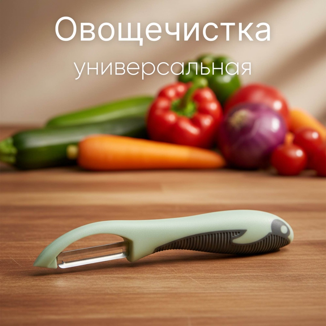 THE STONE овощечистка EasyPeel зеленый