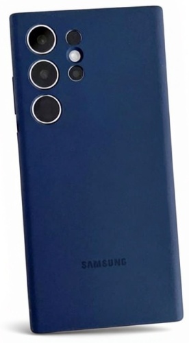 Чехол GLASS для Samsung Galaxy S25 Ultra синий