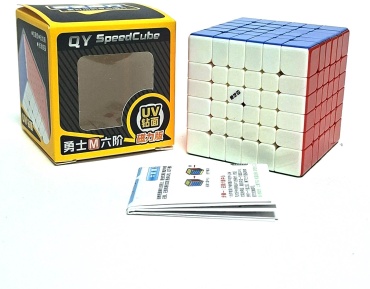 Кубик рубика QiYi Toys Кубик Рубика 52475 QiYi MoFange Warrior M UV Coated 6x6 мультиколор с магнитами пластик