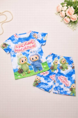 Пижама Vicktoria Kids Лабубу голубой