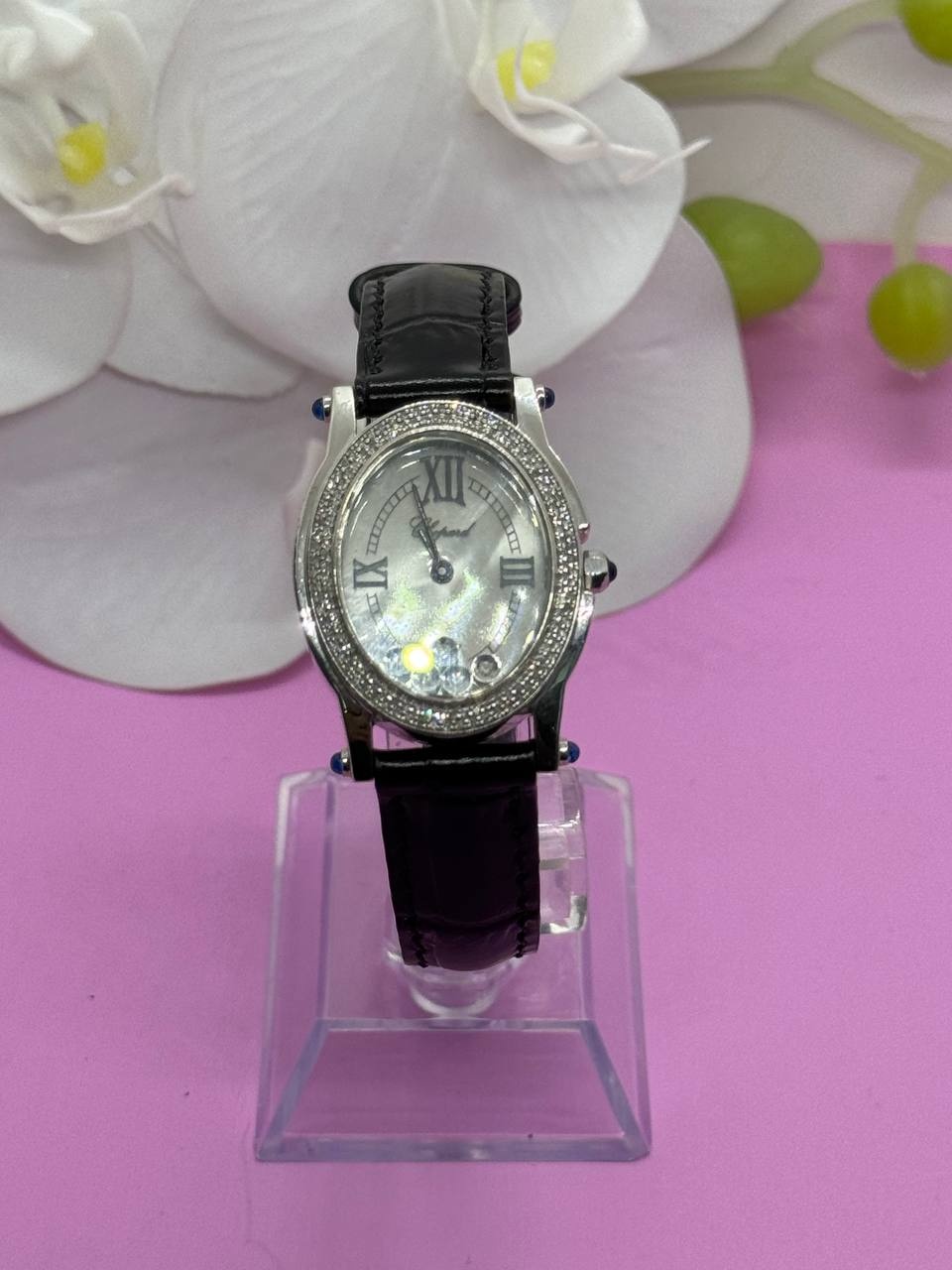 Кварцевые Chopard белое золото