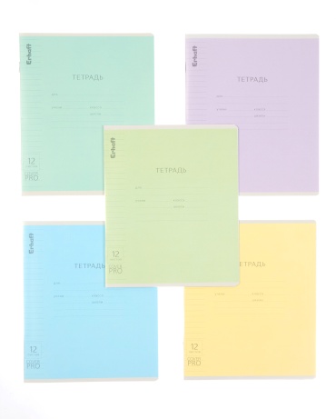 Школьная тетрадь Erhaft Cover Pro, 12 л, А5, линейка, мягкая обложка, 1 шт