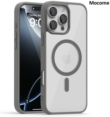 Чехол Mocome для Apple iPhone 15 Pro серый