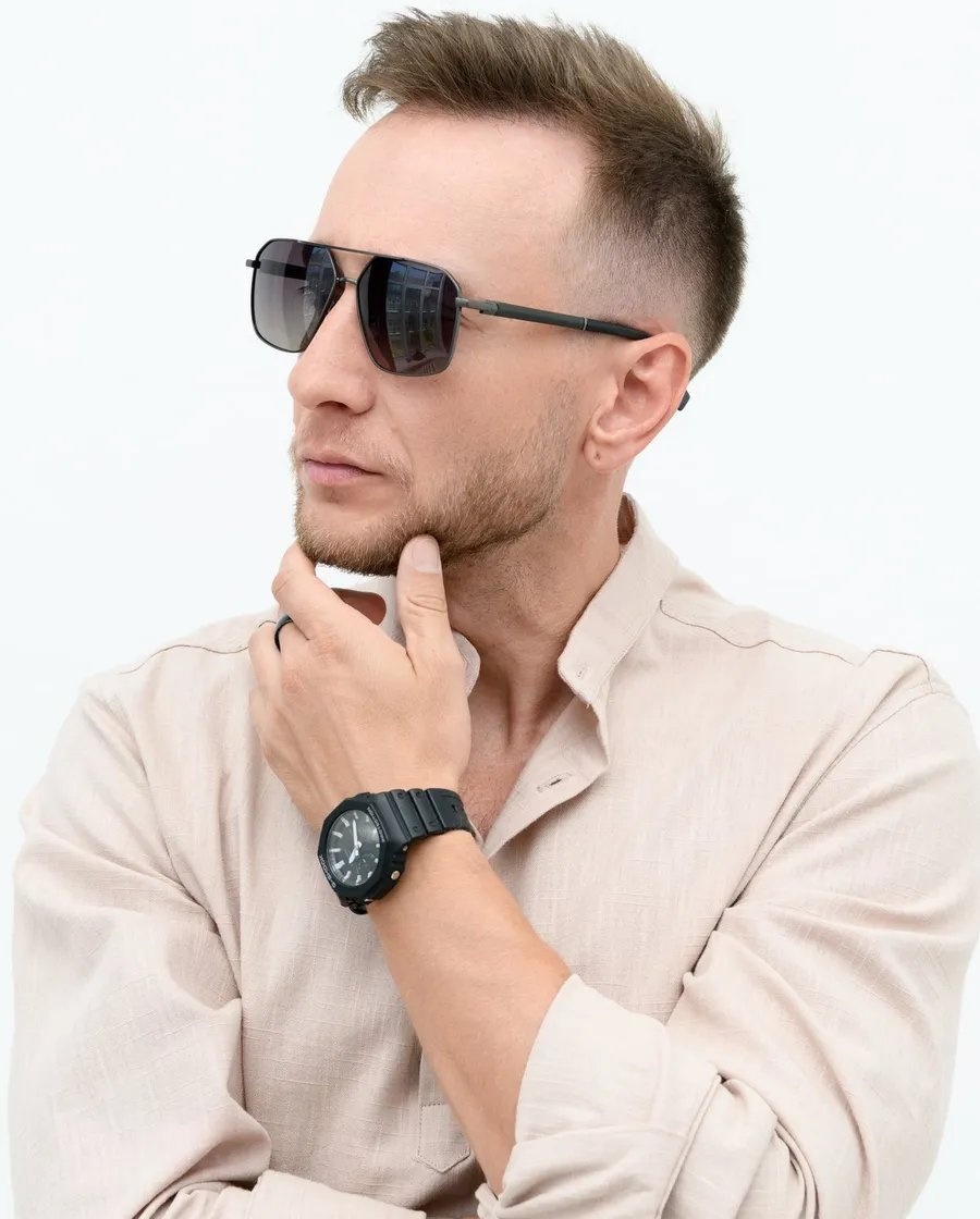 MATRIX солнцезащитные очки авиаторы градиент