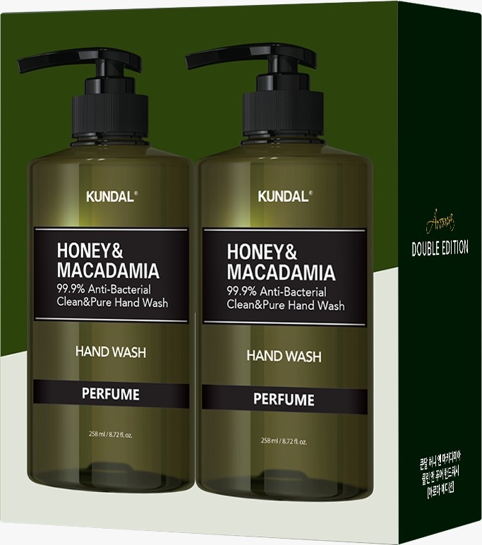 Kundal НАБОР ЖИДКОЕ МЫЛО ДЛЯ РУК HONEY/MACADAMIA CLEAN & PURE HAND WASH набор для кожи рук унисекс
