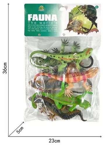 Brain up toys Ящерицы 36 см 6 шт