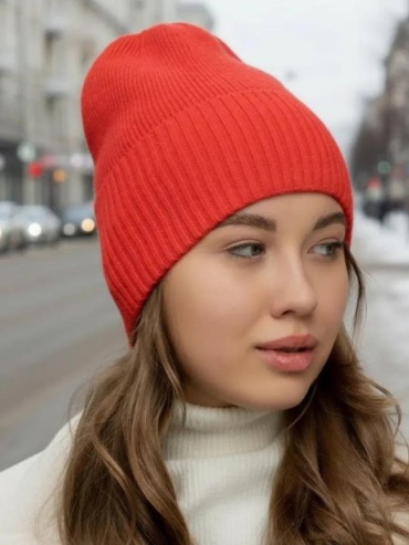 Шапка Dika Knit размер 58, оранжевый