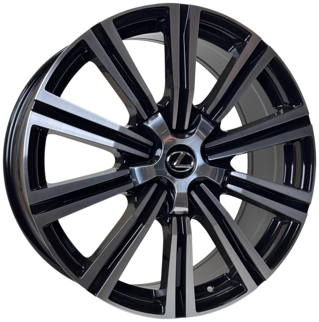 Wheels 5089DD 8.5x20/5x150 D110 ET40 4 диска черный, хром